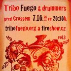 TRIBO FUEGO in front of cross vol 3