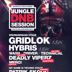 JUNGLE DNB SESSION with GRIDLOK (USA) & MY NAME IS TECHNO STAGE