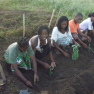 making a medical garden in the school.JPG