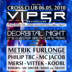 DEORBITAL NIGHT meets VIPER RECORDINGS with METRIK (UK) & FURLONGE (UK)