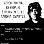 Vzpomínková beseda o Aaronu Swartzovi