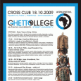 NEDĚLNÍ UNIVERSITA - GHETTOLLEGE - AFRIKANISTIKA 18.10.2009