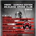 26.10.2012 - VISION with DJ PRESHA (NZ) & DJ LOXY (UK) - CROSS CLUB Prague
